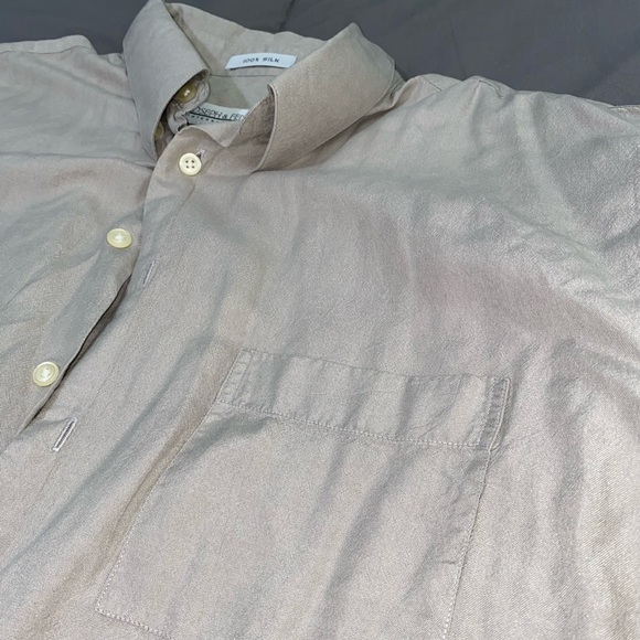 Cream button-up long sleeve - Picture 4 of 4